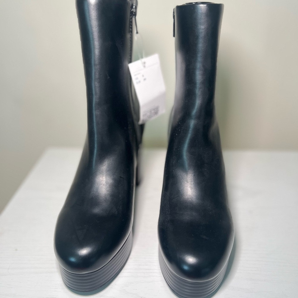 H&M black Platform Ankle Boots - Picture 8 of 9
